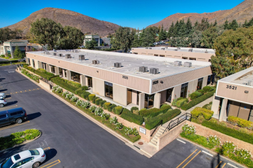 Exterior view of our modern repair depot facility, dedicated to electronic component repairs and servicing